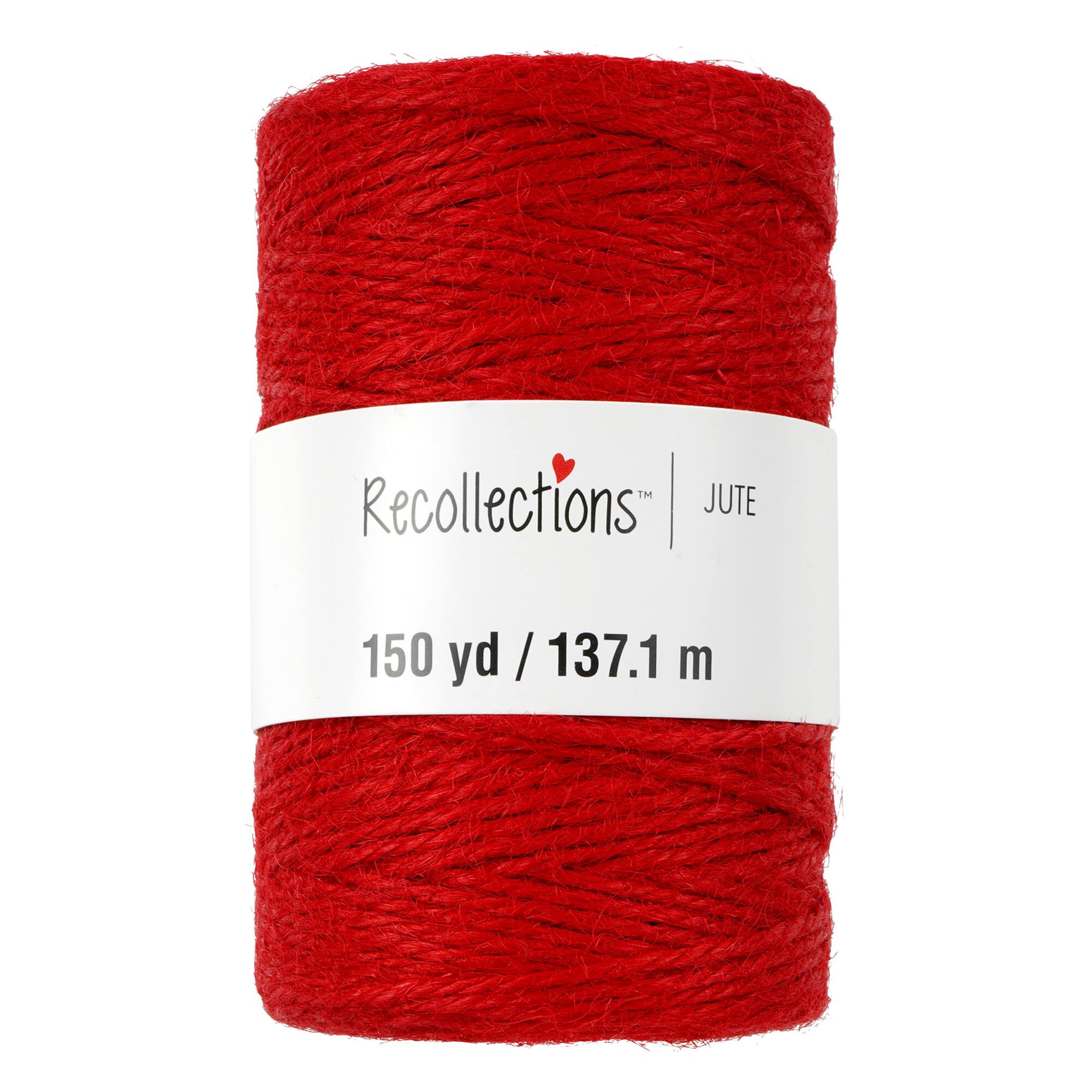 12 Pack: 150yd. Red Jute Spool by Recollections™
